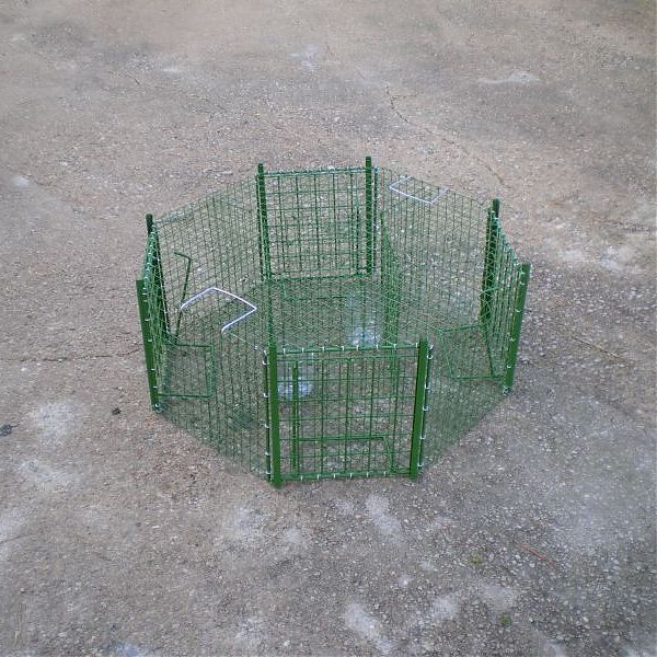  REF. N17 Jaula Trampa Urraca Octogonal Verde